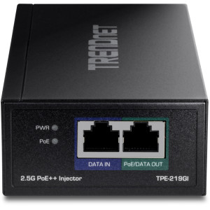 TRENDnet TPE-219GI 2.5 Gigabit PoE++ Injector, Up to 90W power, Wall mount, Integrated power supply
